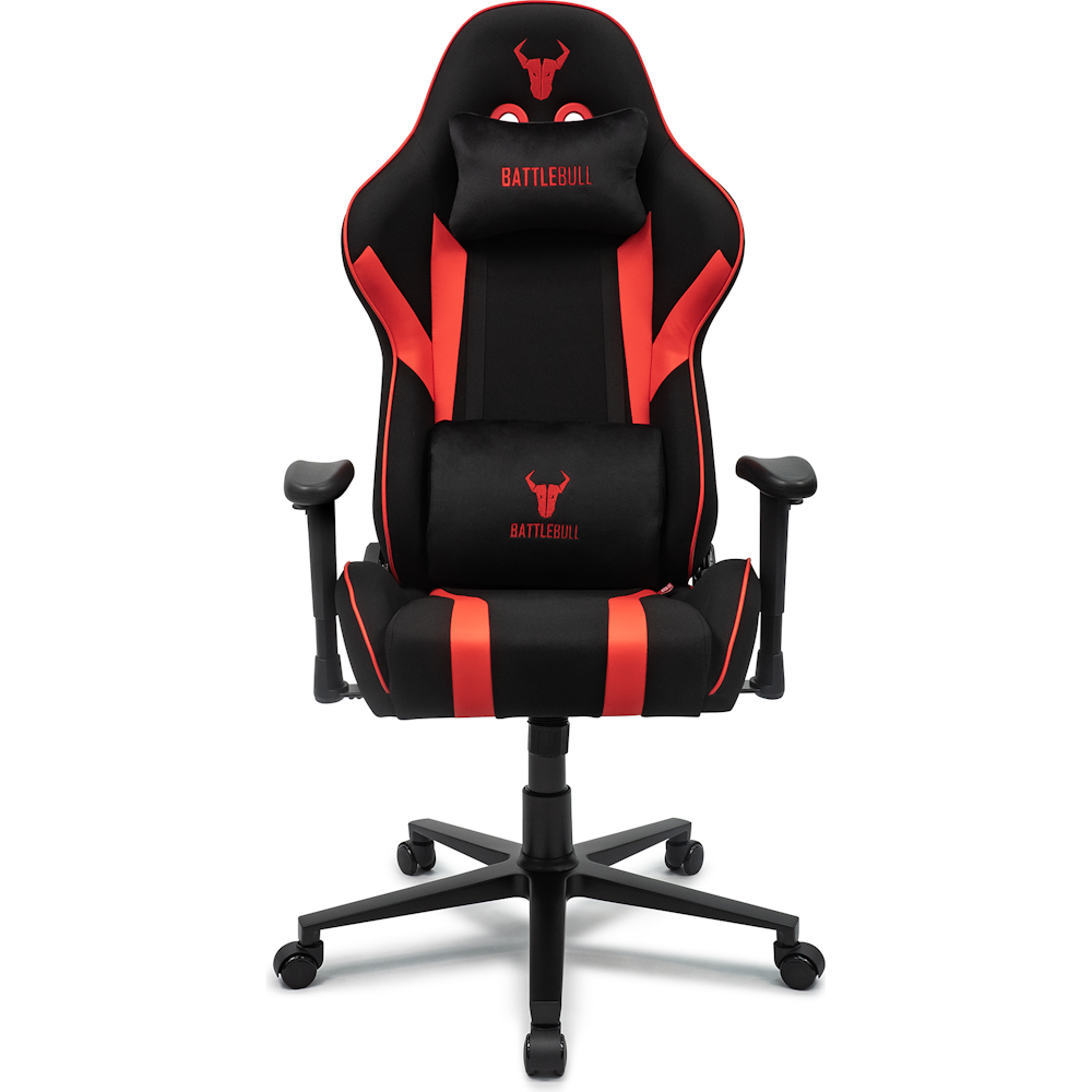 A large main feature product image of BattleBull Tyro Gaming Chair - Black/Red