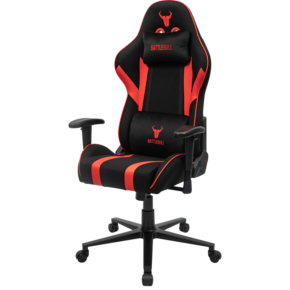 A large main feature product image of BattleBull Tyro Gaming Chair - Black/Red