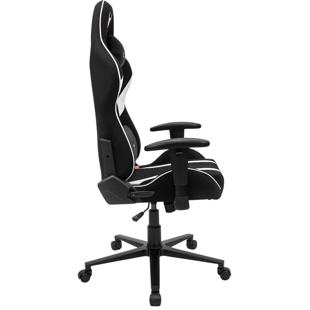 A large main feature product image of BattleBull Tyro Gaming Chair - Black/White
