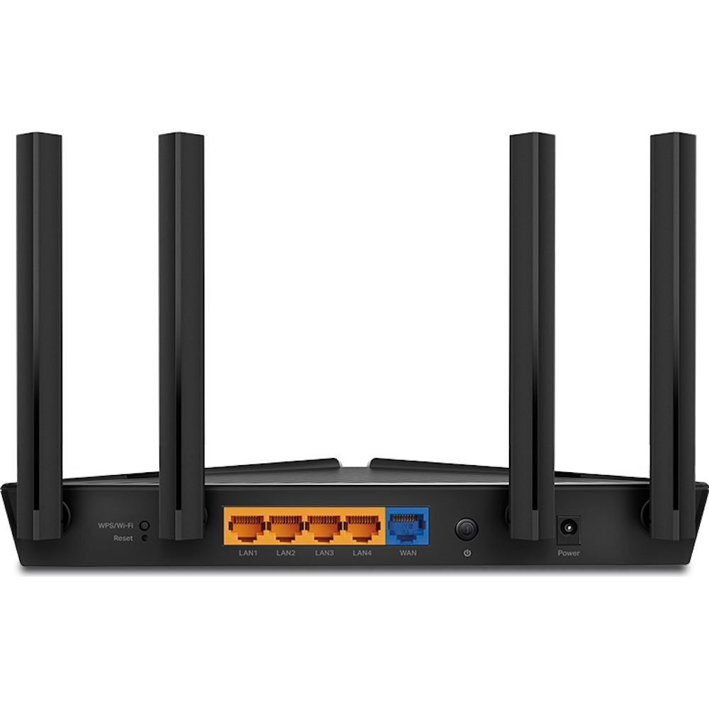 A large main feature product image of TP-Link Archer AX1500 - Wi-Fi 6 Router