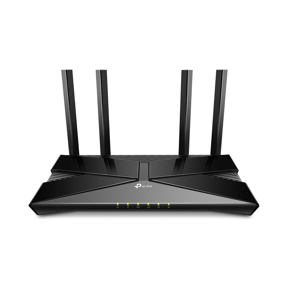 A large main feature product image of TP-Link Archer AX1500 - Wi-Fi 6 Router