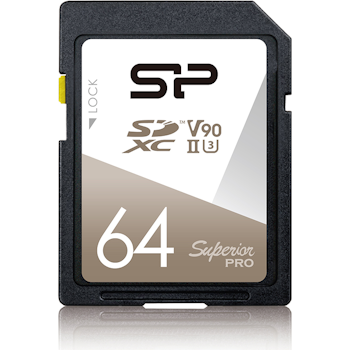 Product image of Silicon Power Superior Pro SDXC 64GB SD Flash Card - Click for product page of Silicon Power Superior Pro SDXC 64GB SD Flash Card
