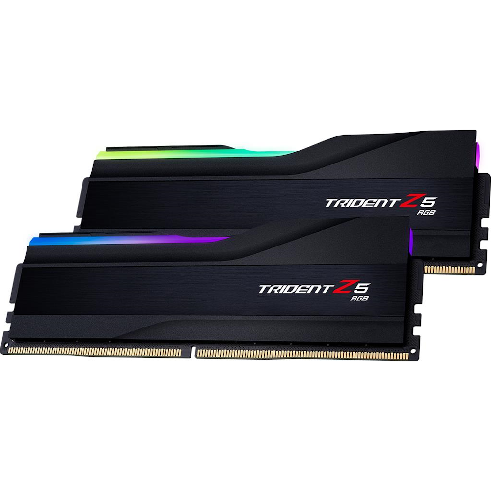 A large main feature product image of G.Skill Trident Z5 RGB 32GB Kit (2x16GB) DDR5-6400 C32