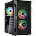 A product image of SilverStone FARA H1M Pro Micro Tower Case - Black