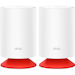 A product image of TP-Link Deco Voice X20 AX1800 Mesh Wi-Fi 6 System with Smart Speaker - 2-Pack