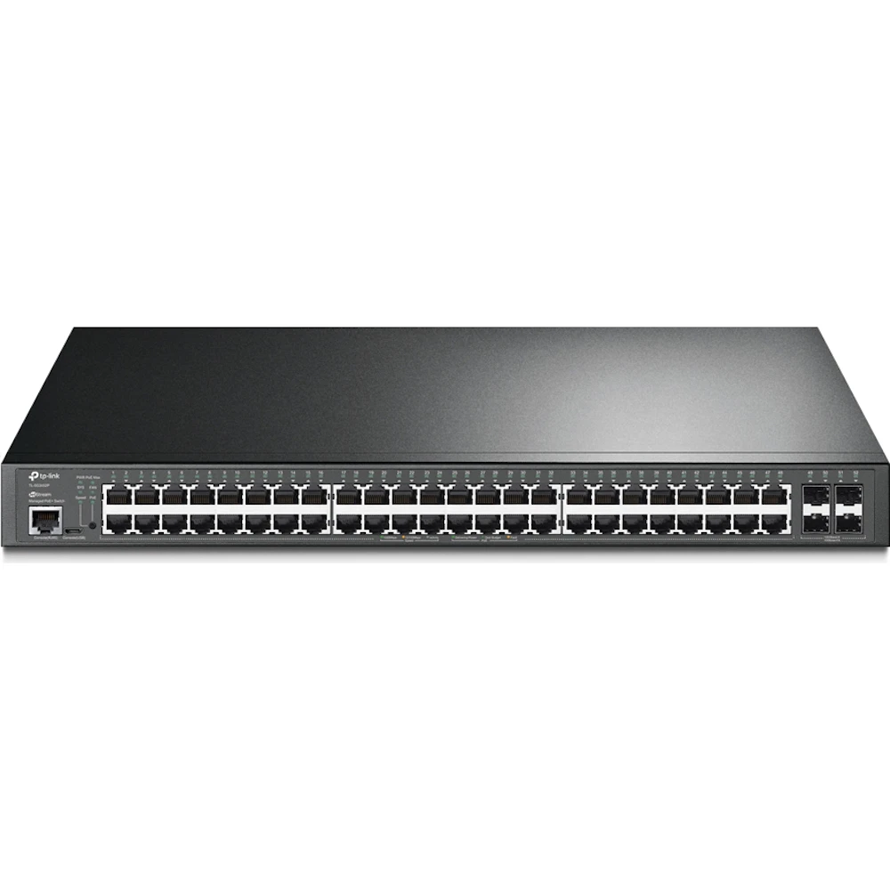 TP-Link JetStream SG3452P - 52-Port Gigabit L2+ Managed Switch with 48-Port PoE+