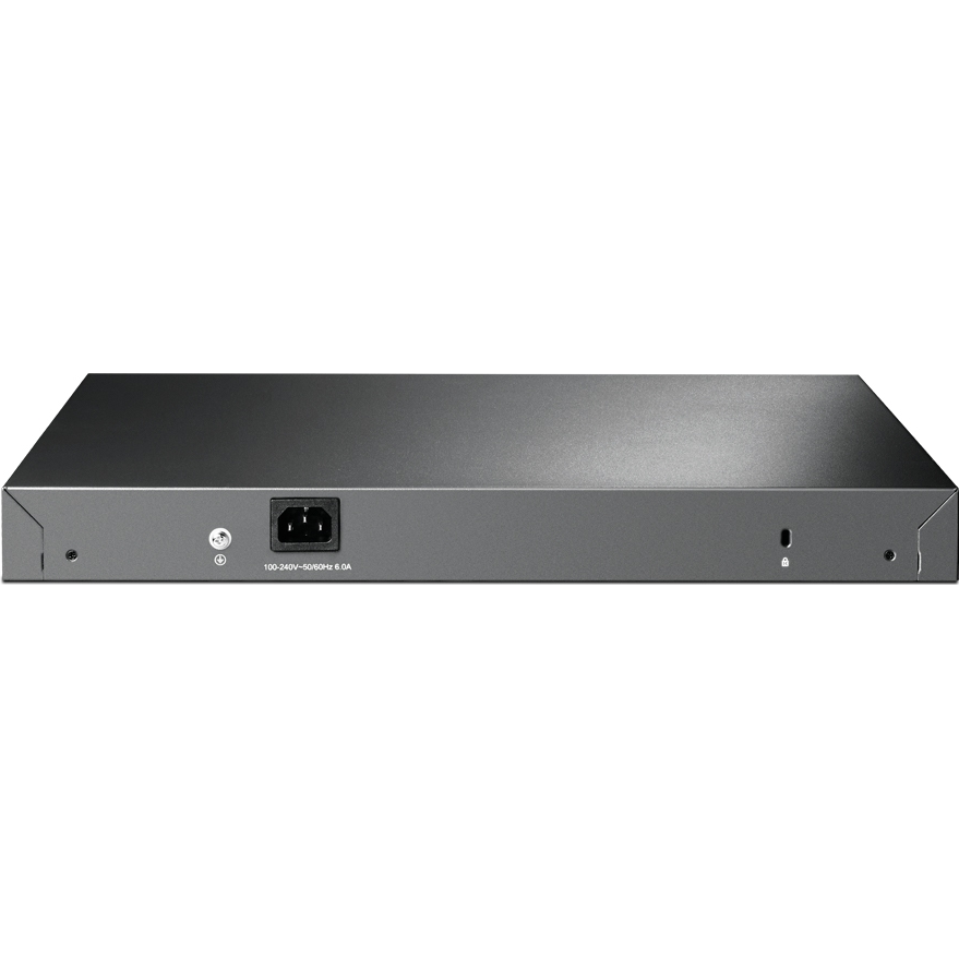 A large main feature product image of TP-Link JetStream SG3428MP - 28-Port Gigabit L2 Managed Switch with 24-Port PoE+
