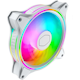 A small tile product image of Cooler Master MasterFan MF140 Halo Dual Loop ARGB Fan - White