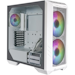 A product image of Cooler Master MasterBox HAF 500 Mid Tower Case - White