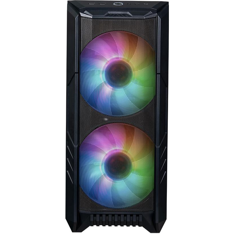 A large main feature product image of Cooler Master MasterBox HAF 500 Mid Tower Case (Black)