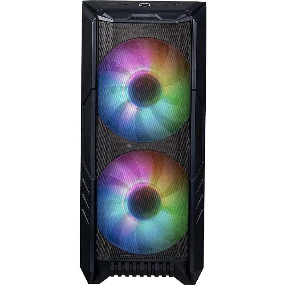 A large main feature product image of Cooler Master MasterBox HAF 500 Mid Tower Case - Black