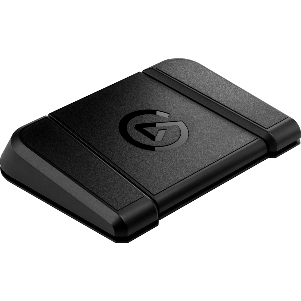 A large main feature product image of Elgato Stream Deck Pedal