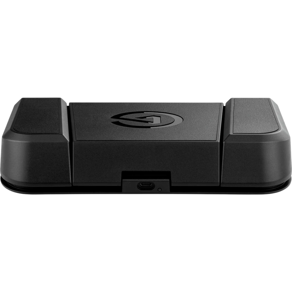A large main feature product image of Elgato Stream Deck Pedal