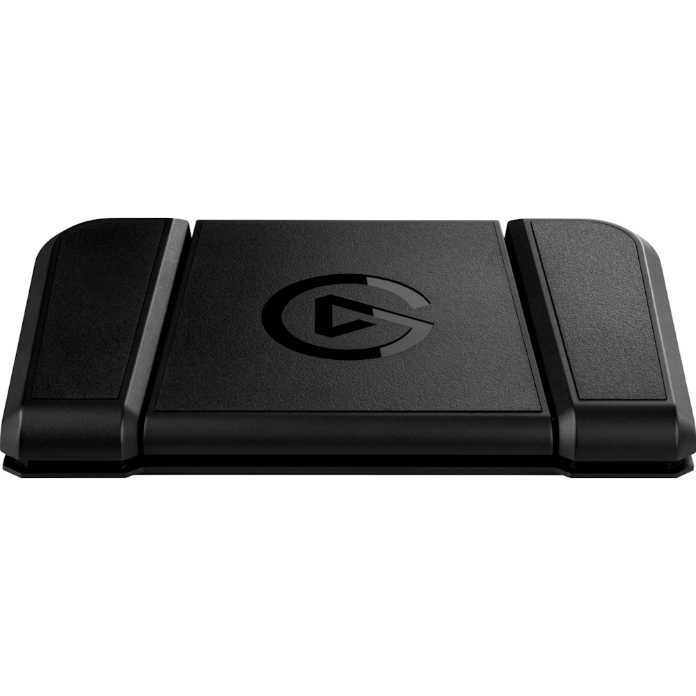 A large main feature product image of Elgato Stream Deck Pedal