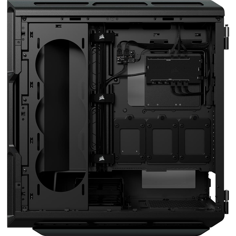 A large main feature product image of Corsair iCue 5000T Mid Tower Case - Black