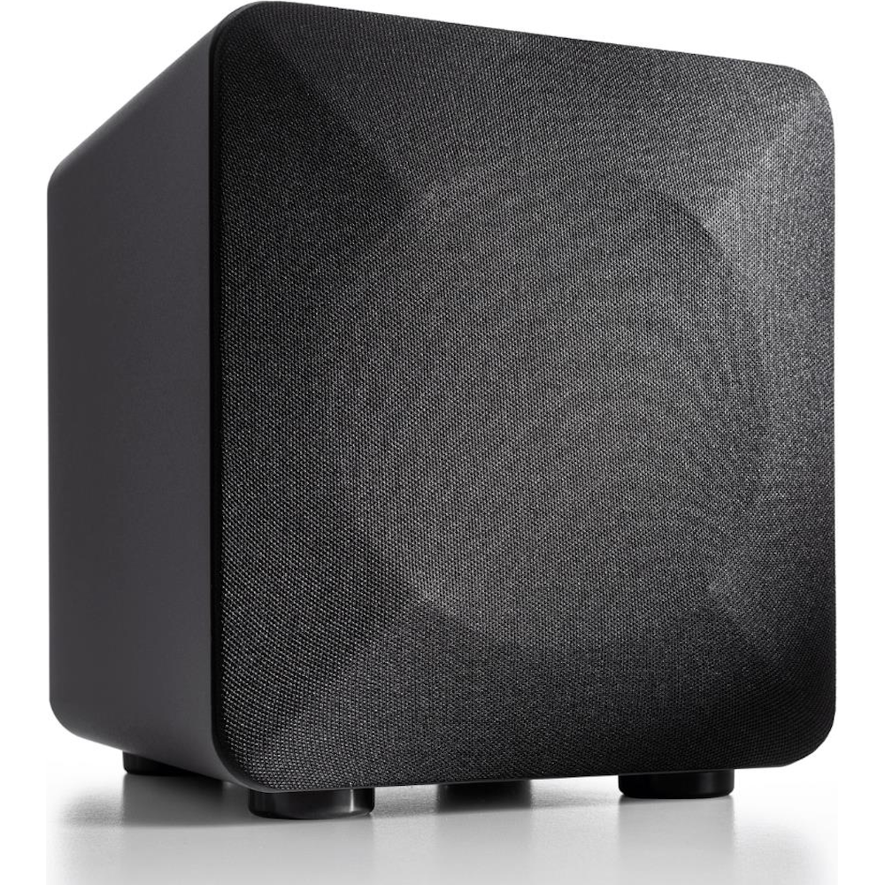 A large main feature product image of Audioengine S6 - Powered Subwoofer (Grey/Black)