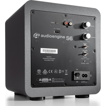 Product image of Audioengine S6 - Powered Subwoofer (Grey/Black) - Click for product page of Audioengine S6 - Powered Subwoofer (Grey/Black)