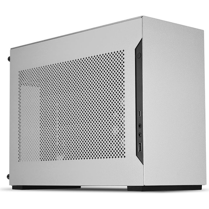 A large main feature product image of Lian Li A4-H2O SFF 11L Mini-ITX Case (Silver)