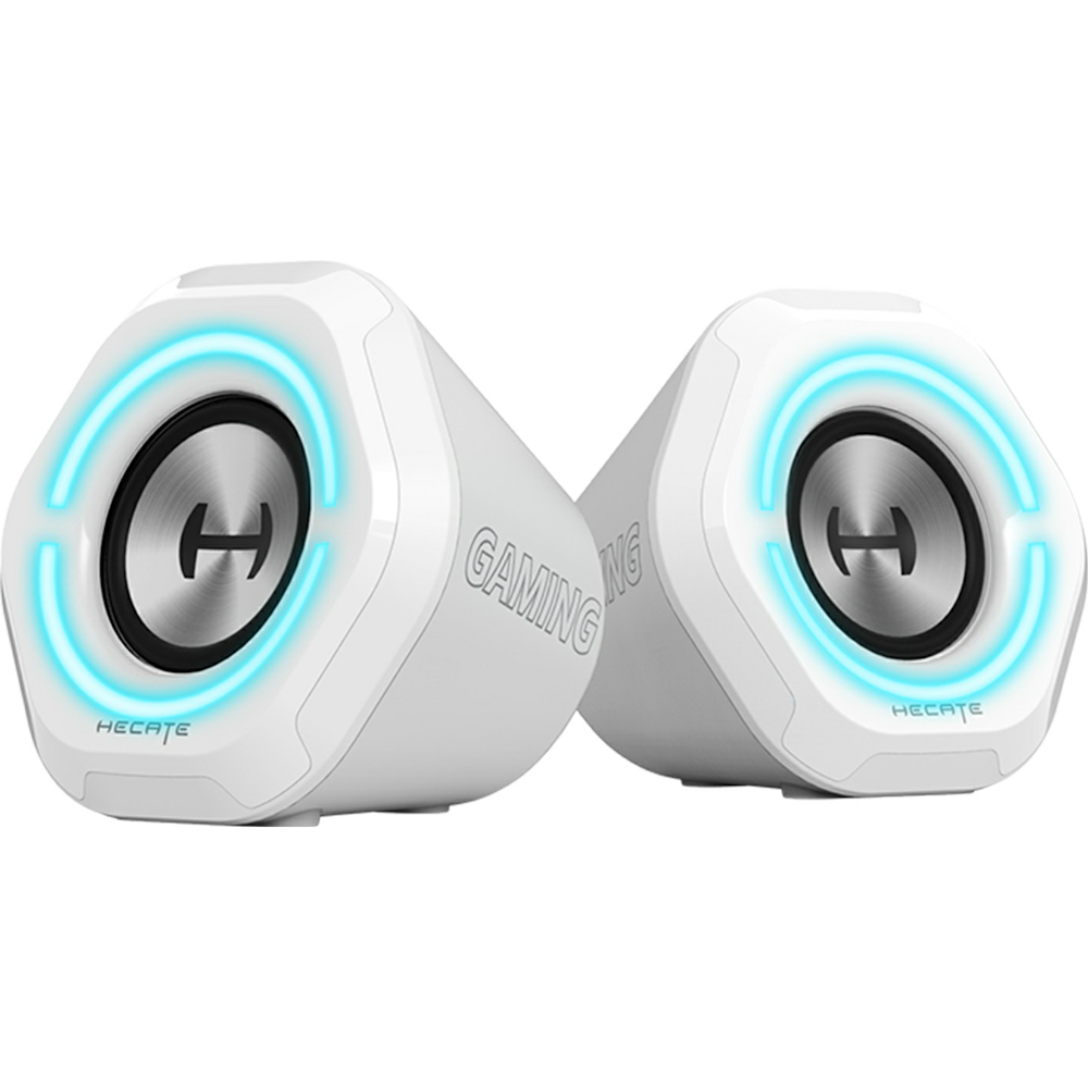 A large main feature product image of Edifier G1000 - Bluetooth Gaming Stereo Speakers (White)