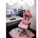A small tile product image of BattleBull Diversion Gaming Chair - Pink/White