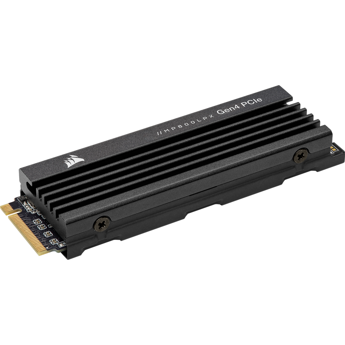 A large main feature product image of Corsair MP600 PRO LPX PCIe Gen4 NVMe M.2 SSD - 1TB