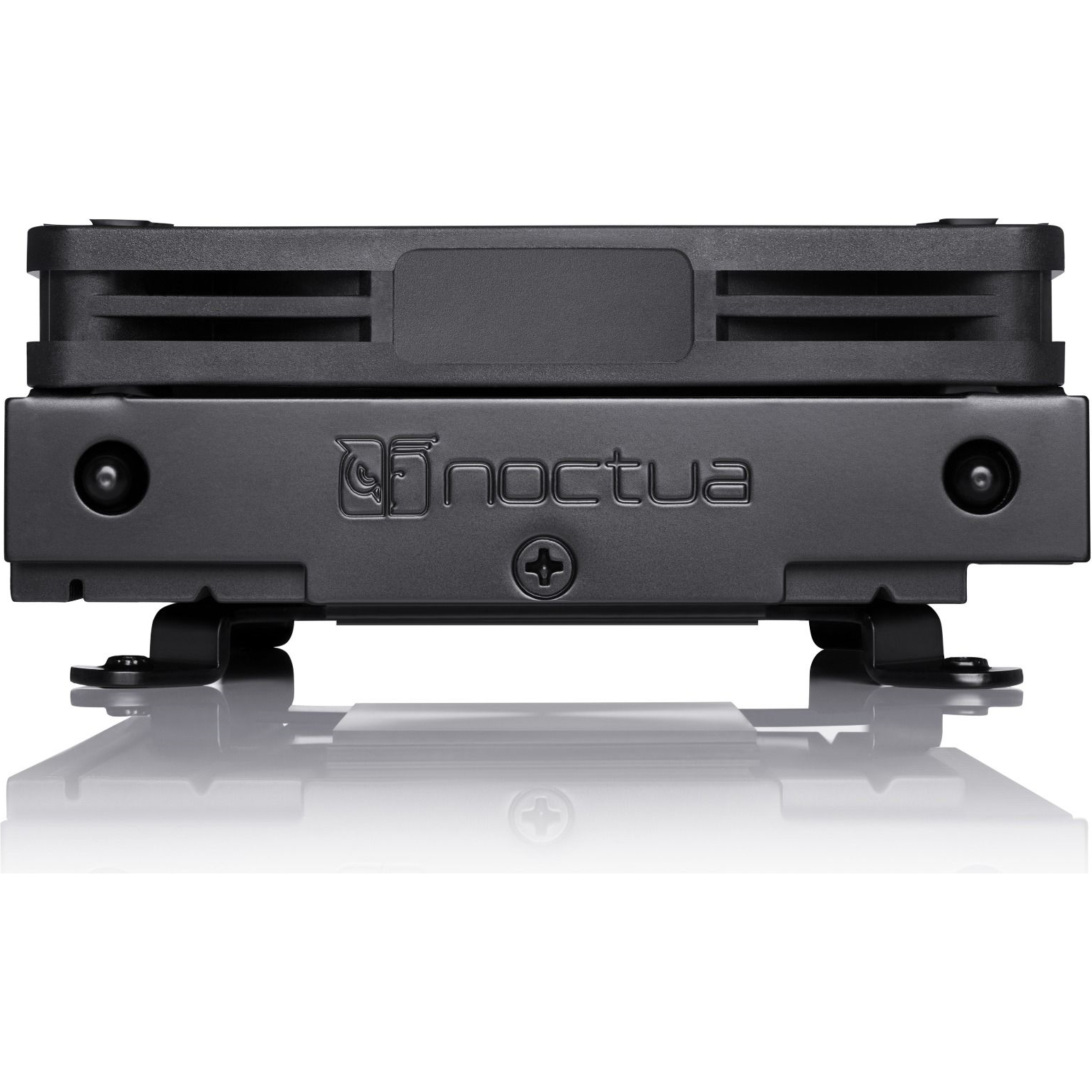 A large main feature product image of Noctua NH-L9i-17xx Chromax Black - 37mm Low Profile CPU Cooler