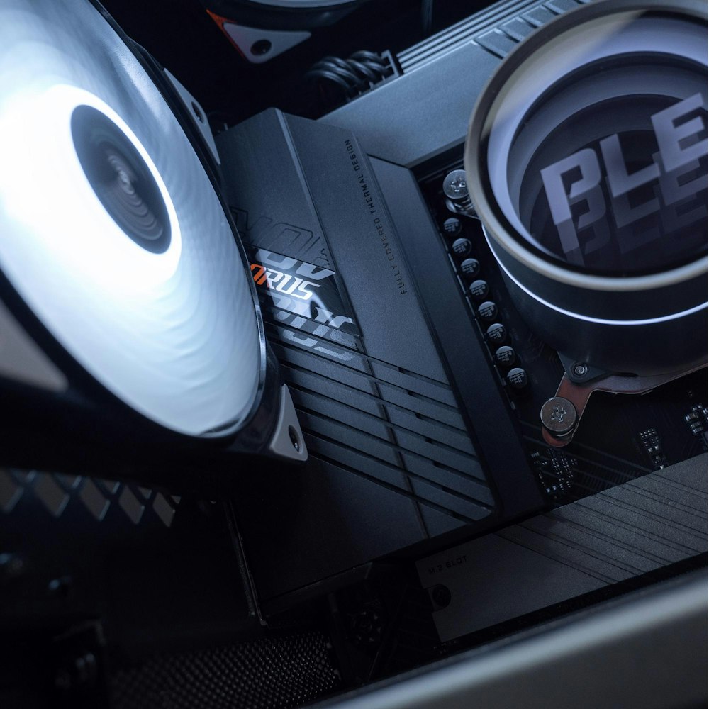 A large main feature product image of PLE Carbon RTX 3070 Ti Ready To Go Gaming PC