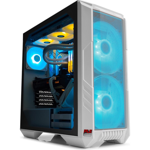 A large main feature product image of PLE Volt Custom Gaming PC