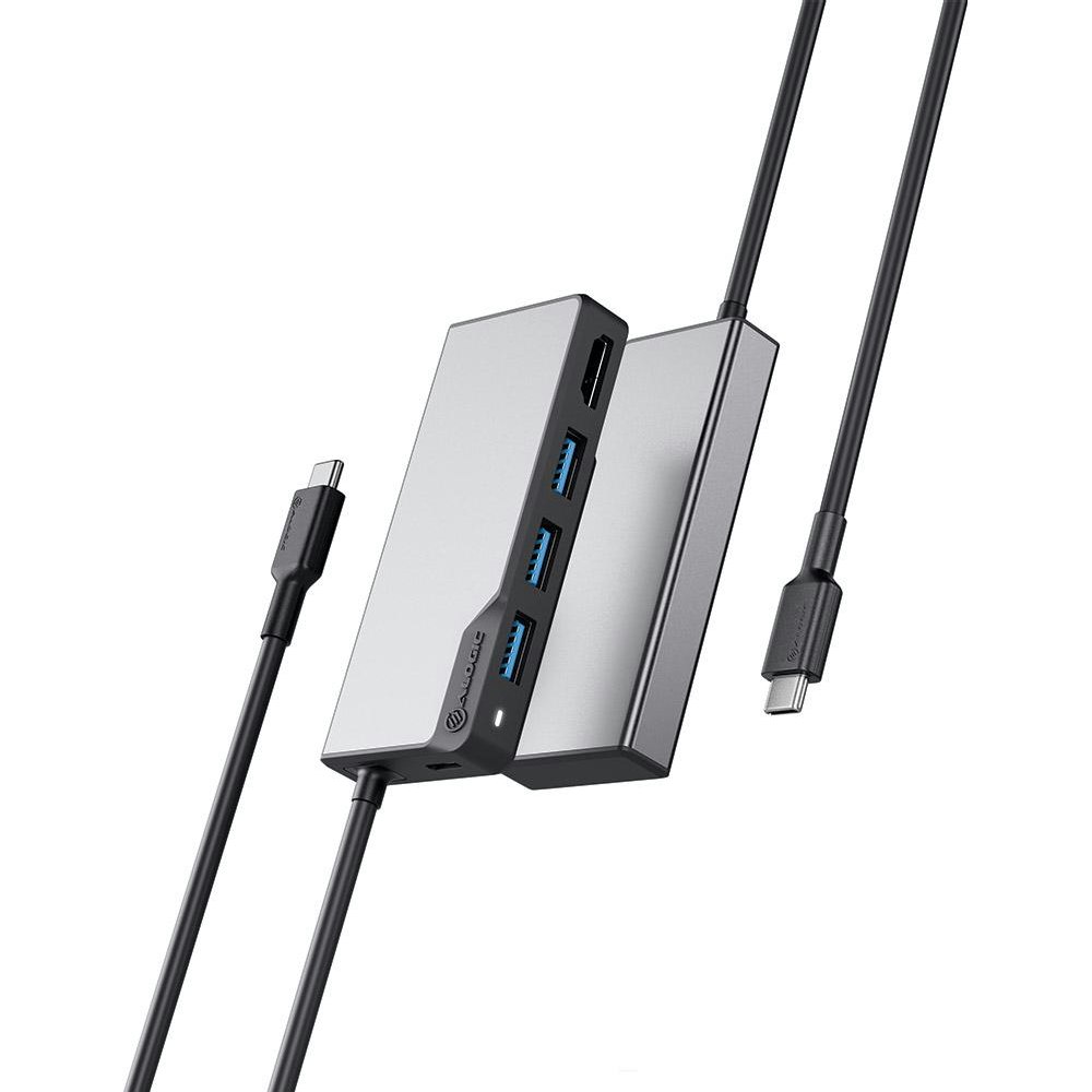 A large main feature product image of ALOGIC USB-C Fusion CORE 5-in-1 Hub V2