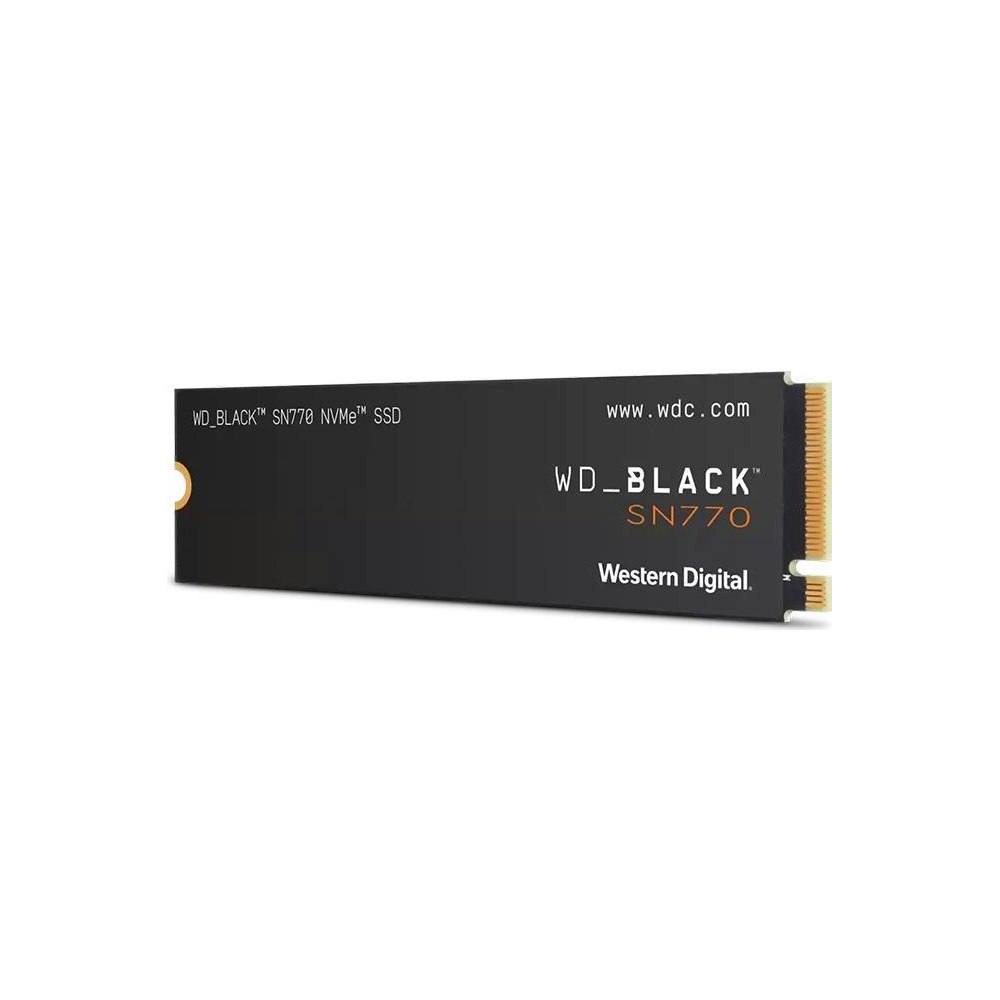 A large main feature product image of WD_BLACK SN770 PCIe Gen4 NVMe M.2 SSD - 500GB