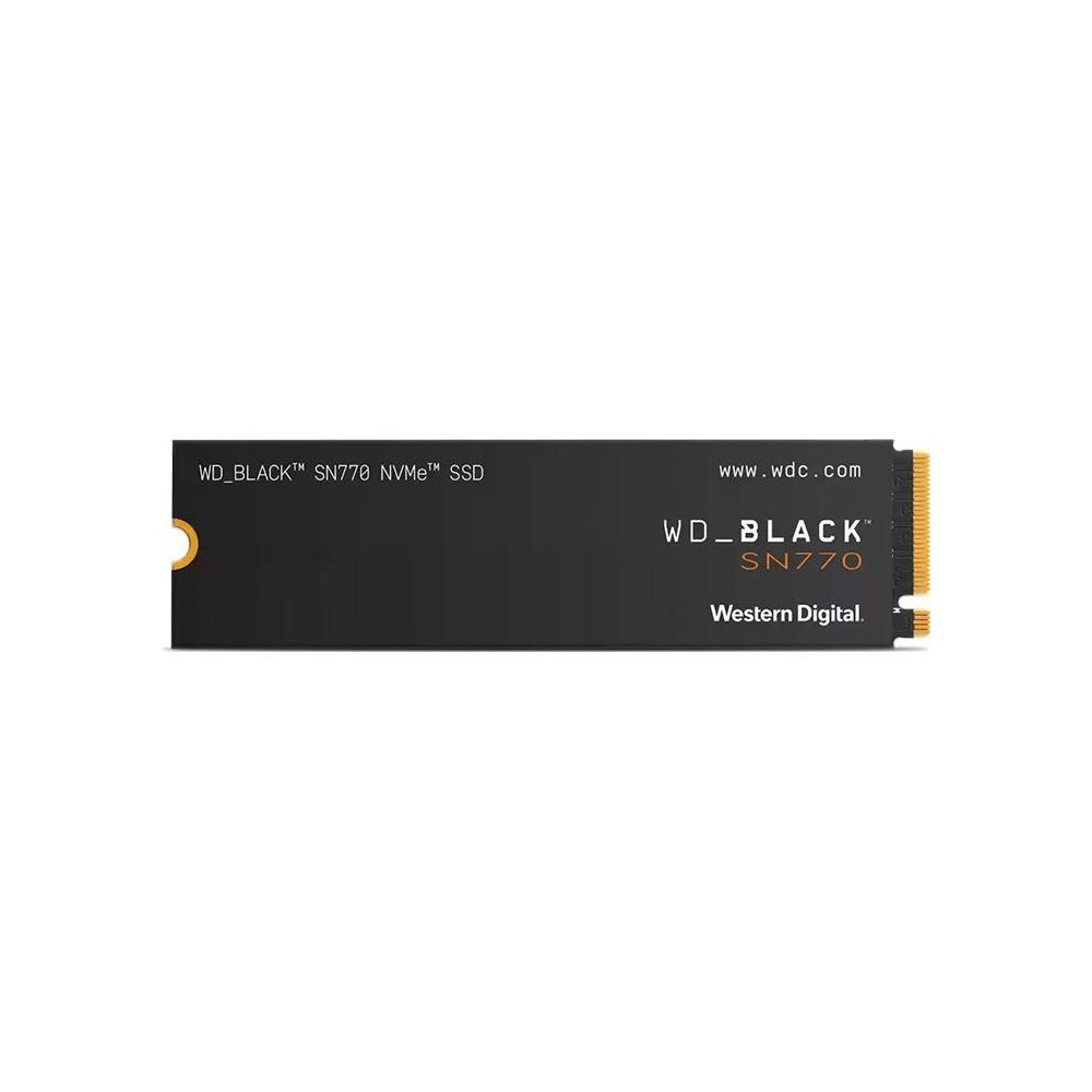 A large main feature product image of WD_BLACK SN770 PCIe Gen4 NVMe M.2 SSD - 2TB