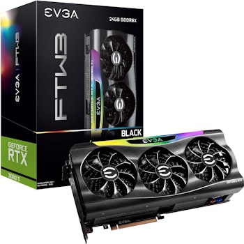 Product image of EVGA GeForce RTX 3090 Ti FTW3 Black Gaming 24GB GDDR6X - Click for product page of EVGA GeForce RTX 3090 Ti FTW3 Black Gaming 24GB GDDR6X