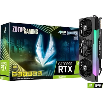 Product image of Zotac GeForce RTX 3090 Ti Gaming AMP Extreme Holo 24GB GDDR6X - Click for product page of Zotac GeForce RTX 3090 Ti Gaming AMP Extreme Holo 24GB GDDR6X