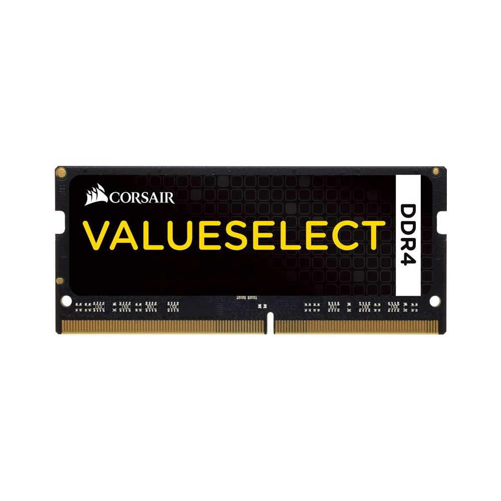 A large main feature product image of Corsair 16GB Single (1x16GB) DDR4 SODIMM C15 2133MHz