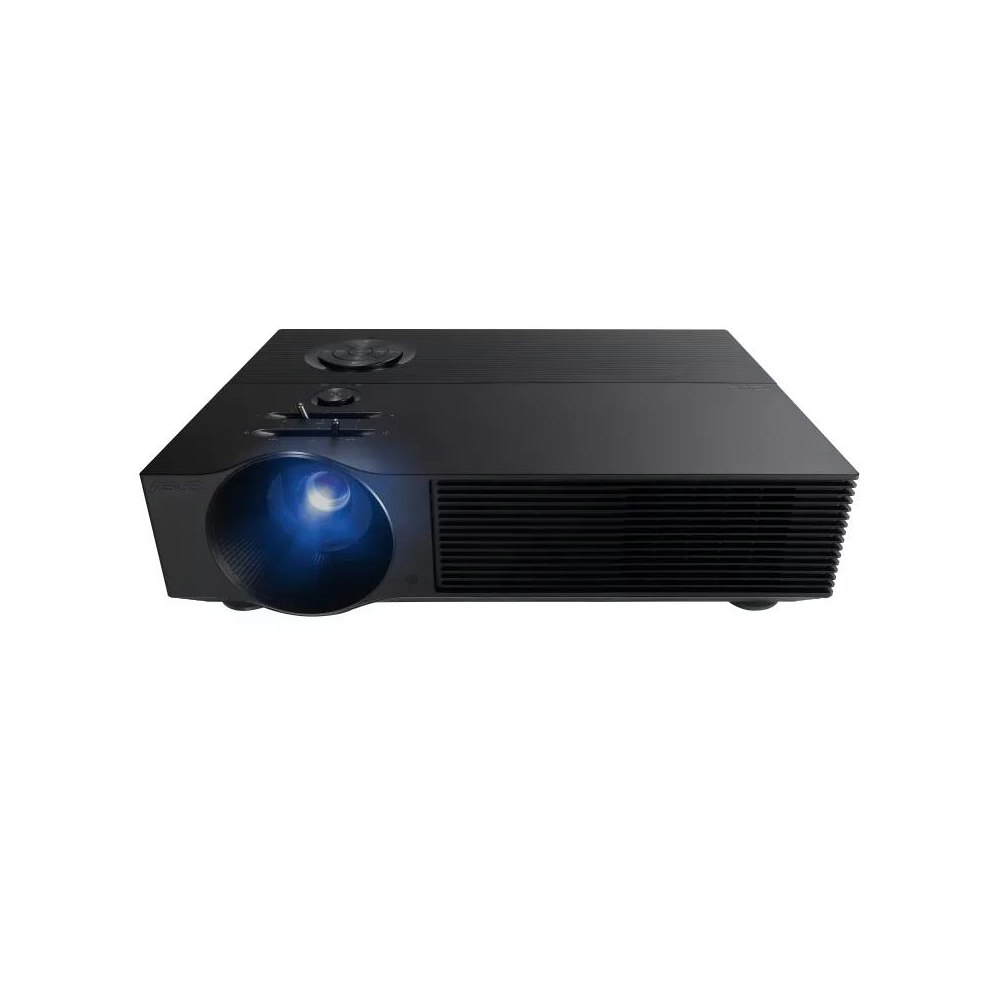 A large main feature product image of Asus H1 LED Projector