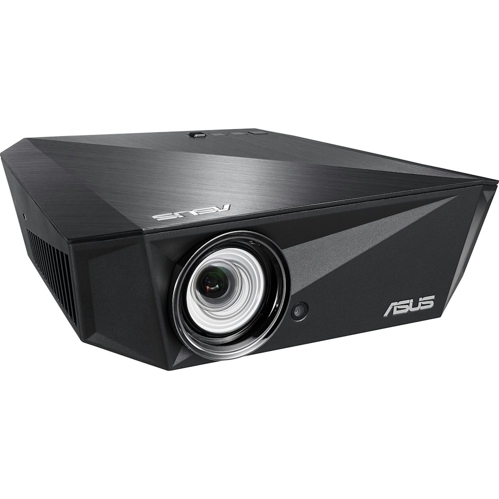 A large main feature product image of Asus F1 LED Projector