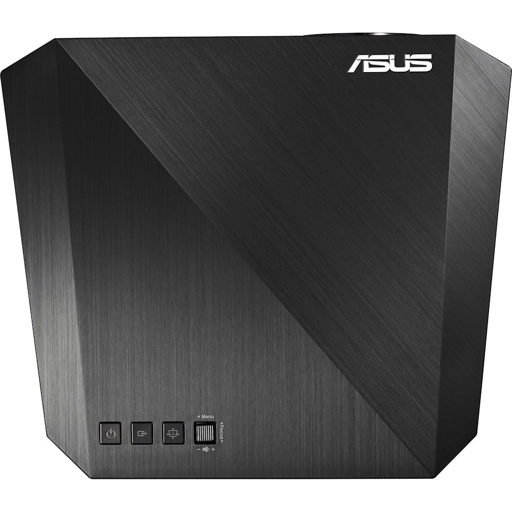 A large main feature product image of Asus F1 LED Projector
