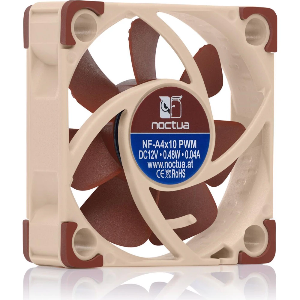 A large main feature product image of Noctua NF-A4x10 40mm x 10mm 5000RPM PWM Cooling Fan