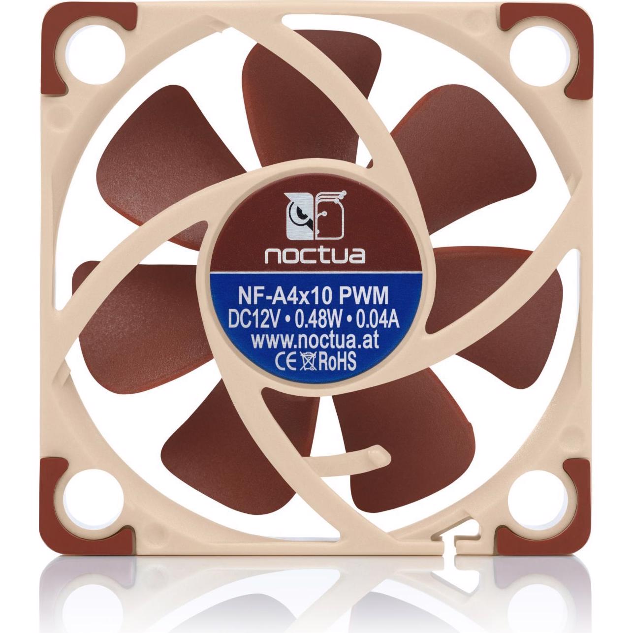 A large main feature product image of Noctua NF-A4x10 40mm x 10mm 5000RPM PWM Cooling Fan
