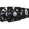 A product image of Cooler Master S12 Silent Fan 120mm Cooling Fan - 4 Pack