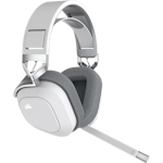 A small tile product image of Corsair HS80 RGB WIRELESS Premium Gaming Headset with Spatial Audio (White)