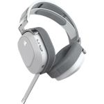 A small tile product image of Corsair HS80 RGB WIRELESS Premium Gaming Headset with Spatial Audio (White)