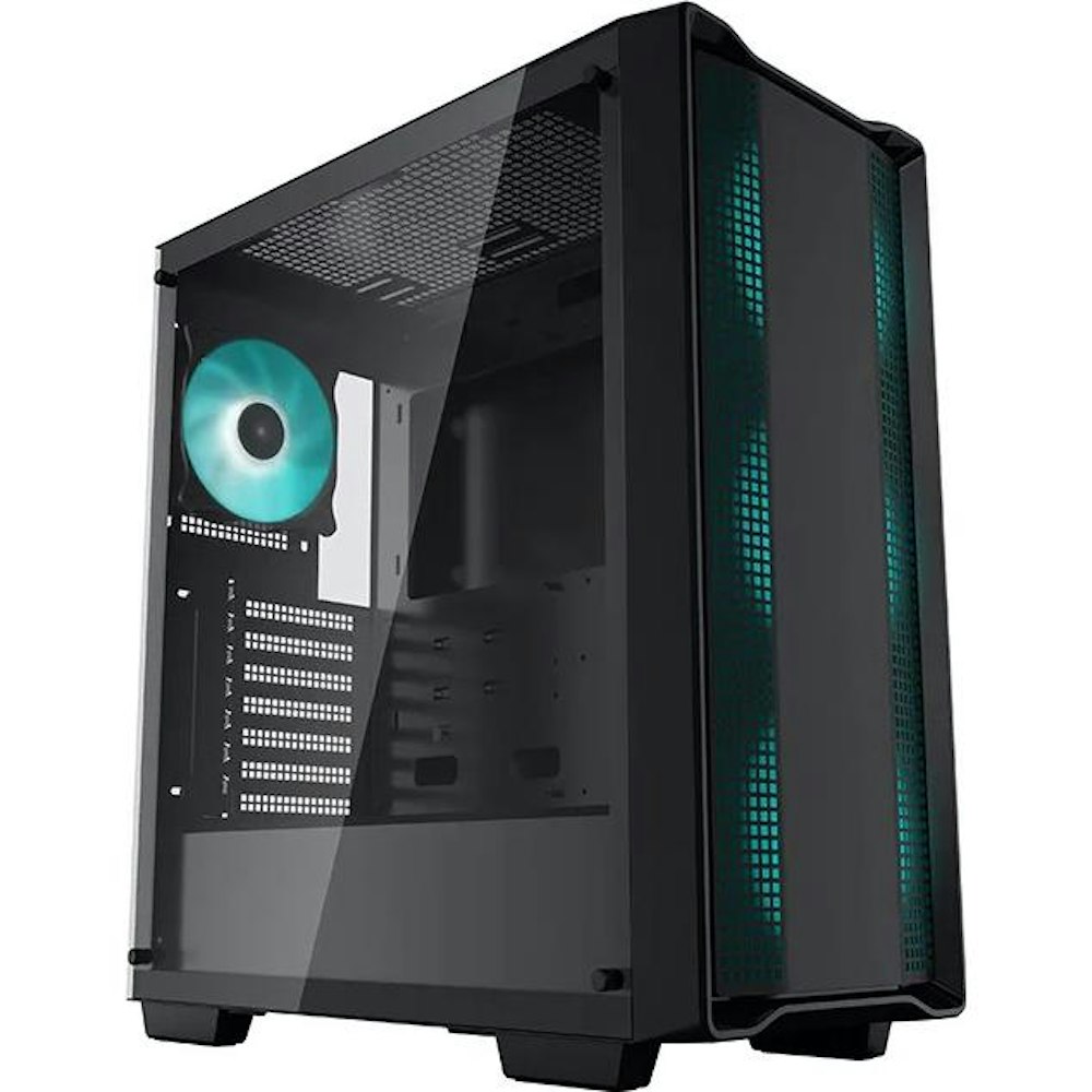A large main feature product image of DeepCool CC560 Mid Tower Case - Black