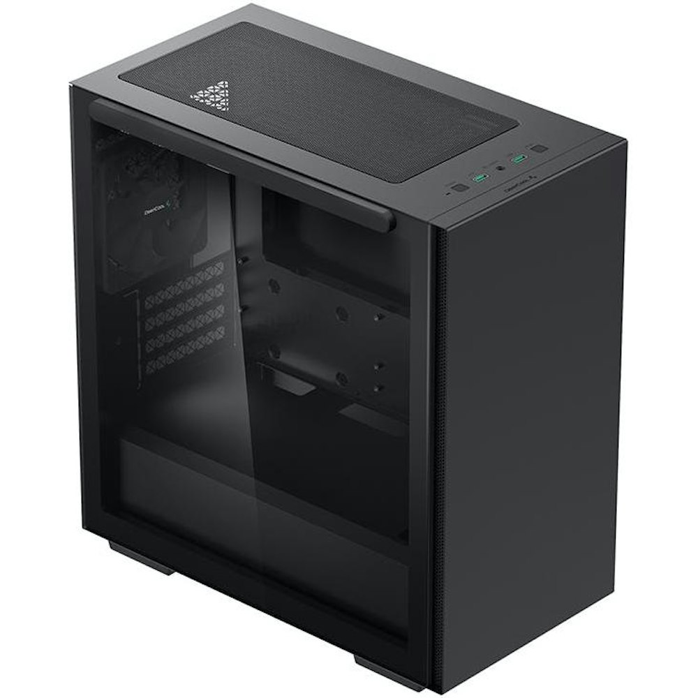 A large main feature product image of DeepCool Macube 110 Micro Tower Case - Black