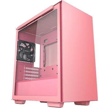 Product image of DeepCool MACUBE 110 Pink mATX Tower Case - Click for product page of DeepCool MACUBE 110 Pink mATX Tower Case