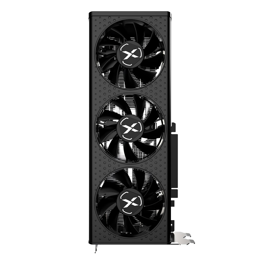 A large main feature product image of XFX Radeon RX 6650 XT Speedster QICK 308 Ultra 8GB GDDR6