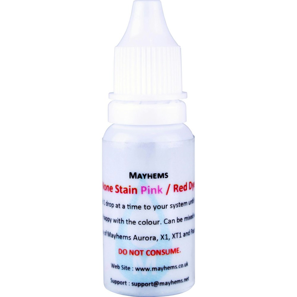 A large main feature product image of Mayhems Non-Stain Pink/Red 15ml Dye