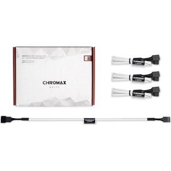 Product image of Noctua NA-SEC1 Chromax.White 30cm 4-Pin PWM Power Extension Cables 4-Pack - Click for product page of Noctua NA-SEC1 Chromax.White 30cm 4-Pin PWM Power Extension Cables 4-Pack