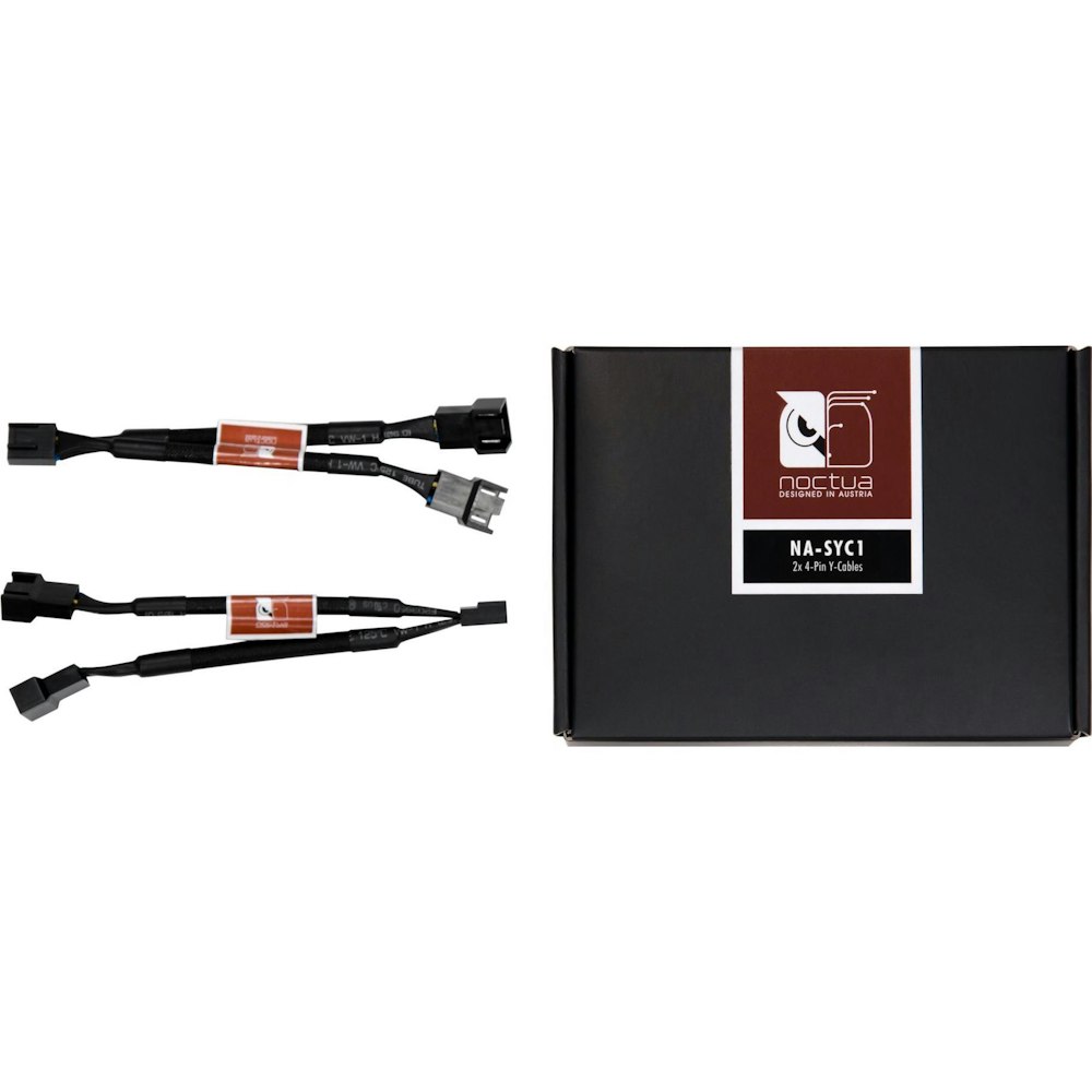 A large main feature product image of Noctua NA-SYC1 11cm 4-Pin PWM Fan Splitter Cable
