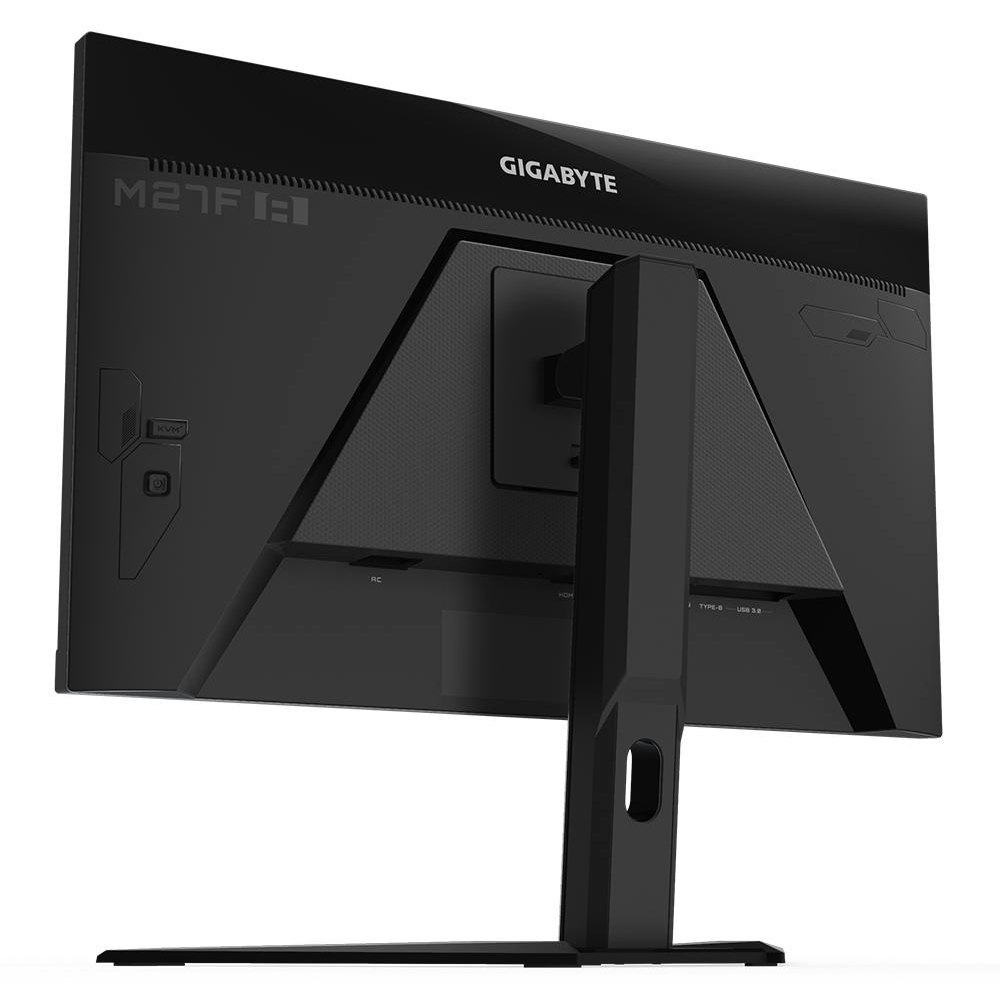 A large main feature product image of Gigabyte M27F-A 27" FHD FreeSync Premium 165Hz 1MS HDR400 IPS W-LED Gaming Monitor